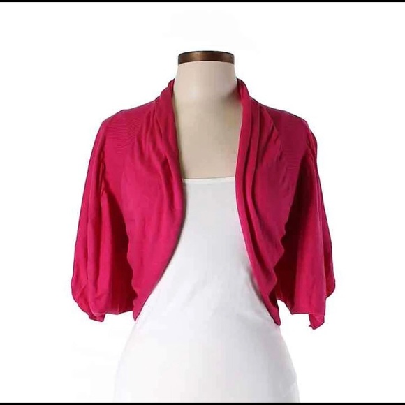 BCBGMAXAZRIA gray grey shrug - Picture 3 of 4